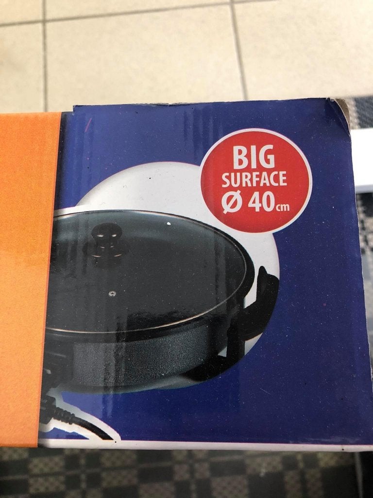 Grill pan 40cm, Maison & Meubles, Cuisine | Casseroles & Poêles, Enlèvement, Neuf, Casserole ou Cocotte-minute