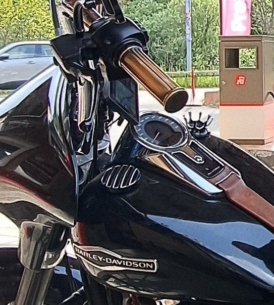 Set Billet ALU tankdoppen H-D Softail, NIEUWSTAAT, Motoren, Ophalen of Verzenden, Gebruikt