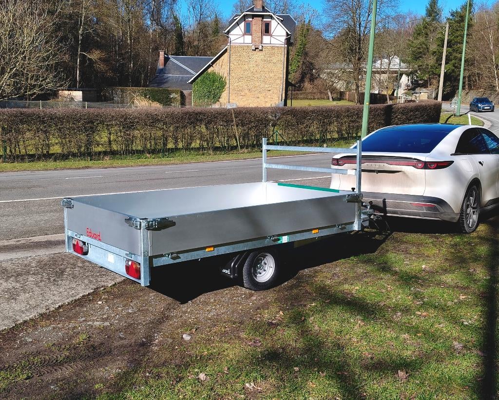 Remorque Eduard neuve - Alu + fond galva 150x256, Ophalen, Nieuw