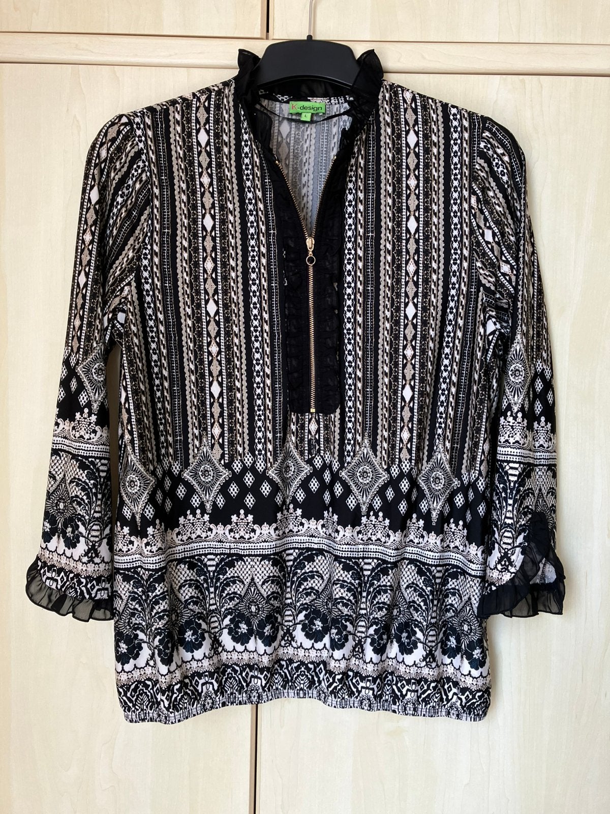 Blouse K-design, maat L, Kleding | Dames, Ophalen of Verzenden, Gedragen, Maat 42/44 (L)
