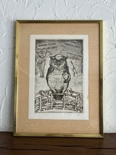 Ets, Antiek en Kunst, Ophalen, Architectuur, Ets, 1950 - 1999
