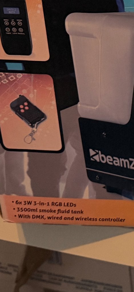 Rookmachine Beamz 1500 led, Muziek en Instrumenten, Ophalen, Nieuw, Rookmachine