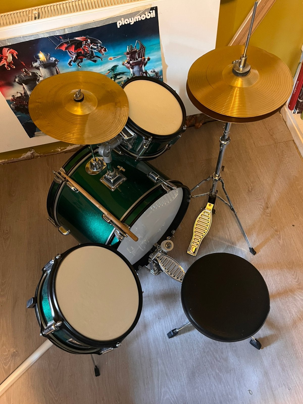 Junior drumstel fame, Muziek en Instrumenten, Ophalen, Gebruikt, Overige merken