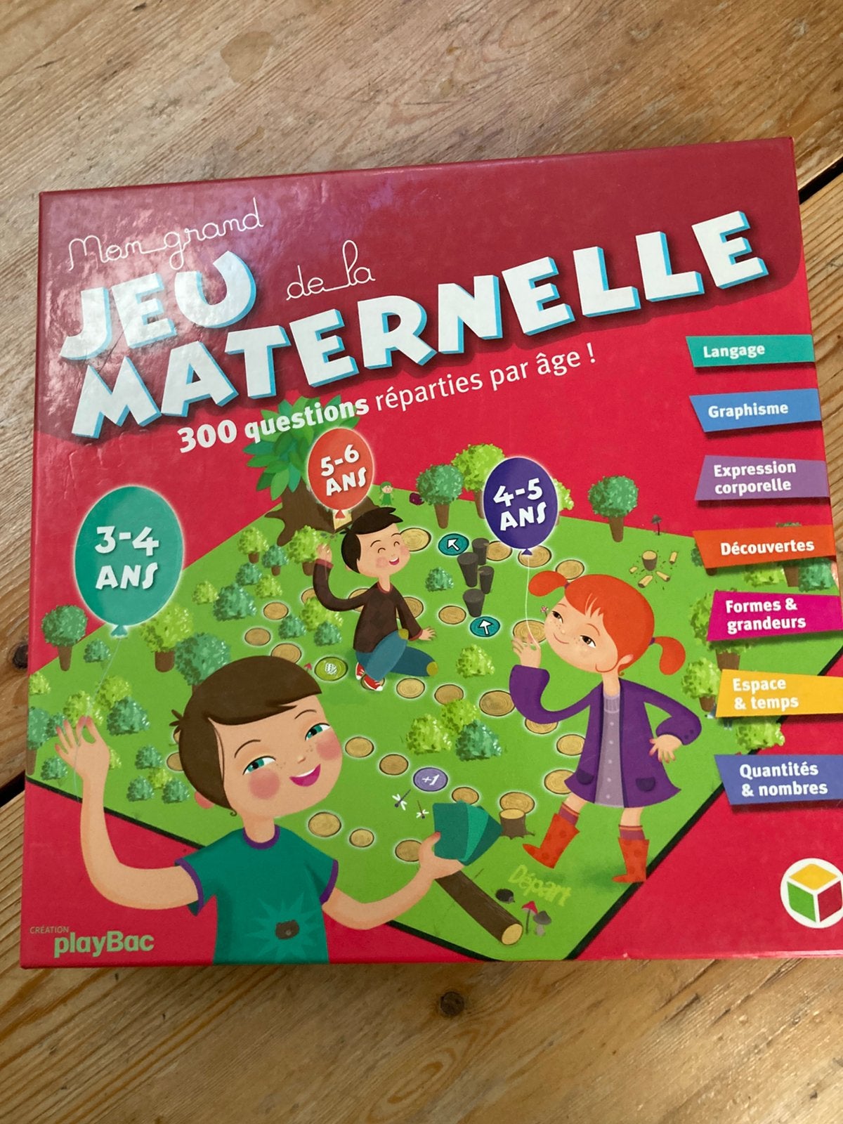 Jeux à partir de 3 ans, Enlèvement, Utilisé