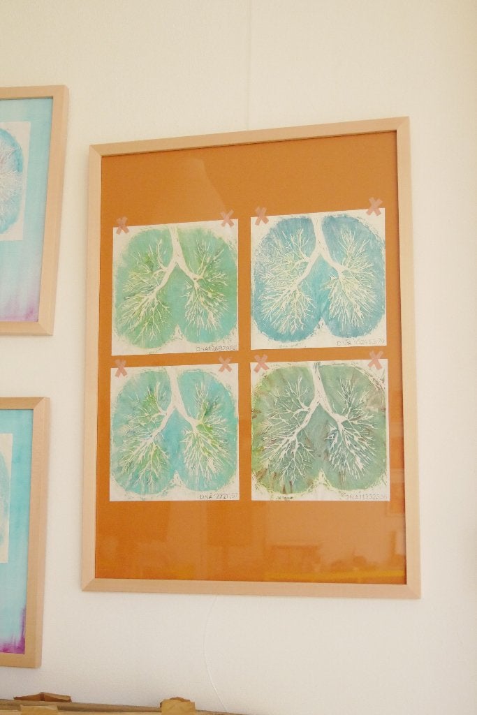 Longen DNA - Houtsnedes, Antiek en Kunst, Kunst | Etsen en Gravures, Ophalen, Houtsnede