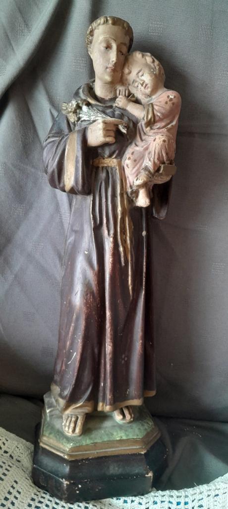 Statue de Saint Antoine, Antiek en Kunst, Antiek | Religieuze voorwerpen, Ophalen of Verzenden