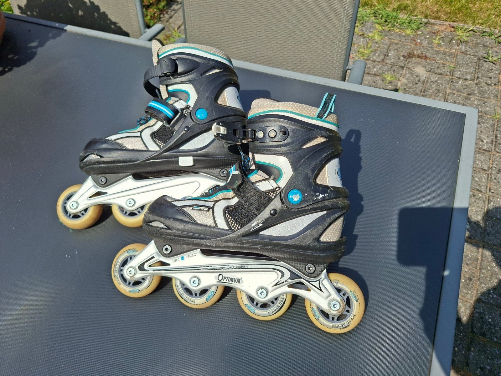 Inline skates maat 38-41, Sport en Fitness, Skeelers, Ophalen, Gebruikt, Inline skates 4 wielen