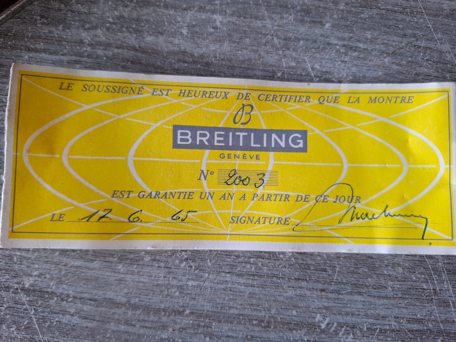 breitling top jaar 1965, Handtassen en Accessoires, Horloges | Antiek, Ophalen, Breitling