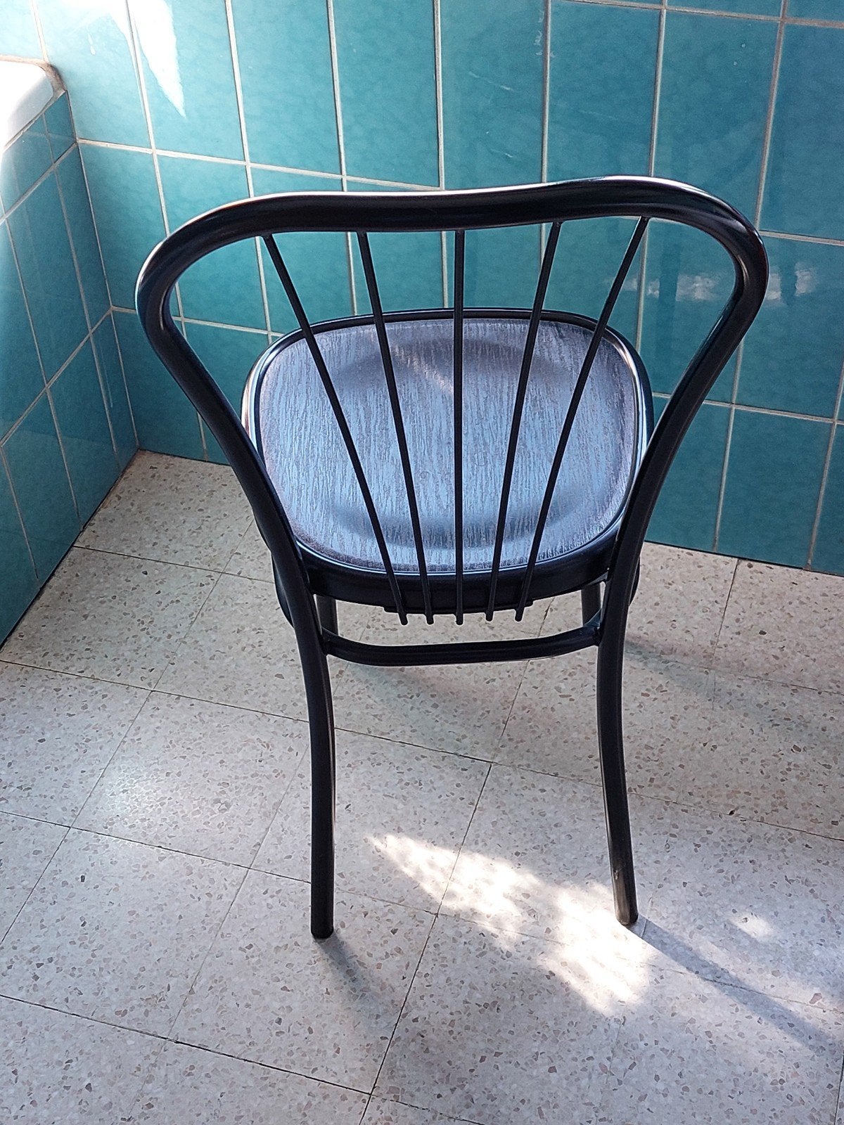 Chaises style bistrot 4 pièces, Maison & Meubles, Bois, Franse bistro, Comme neuf, Enlèvement