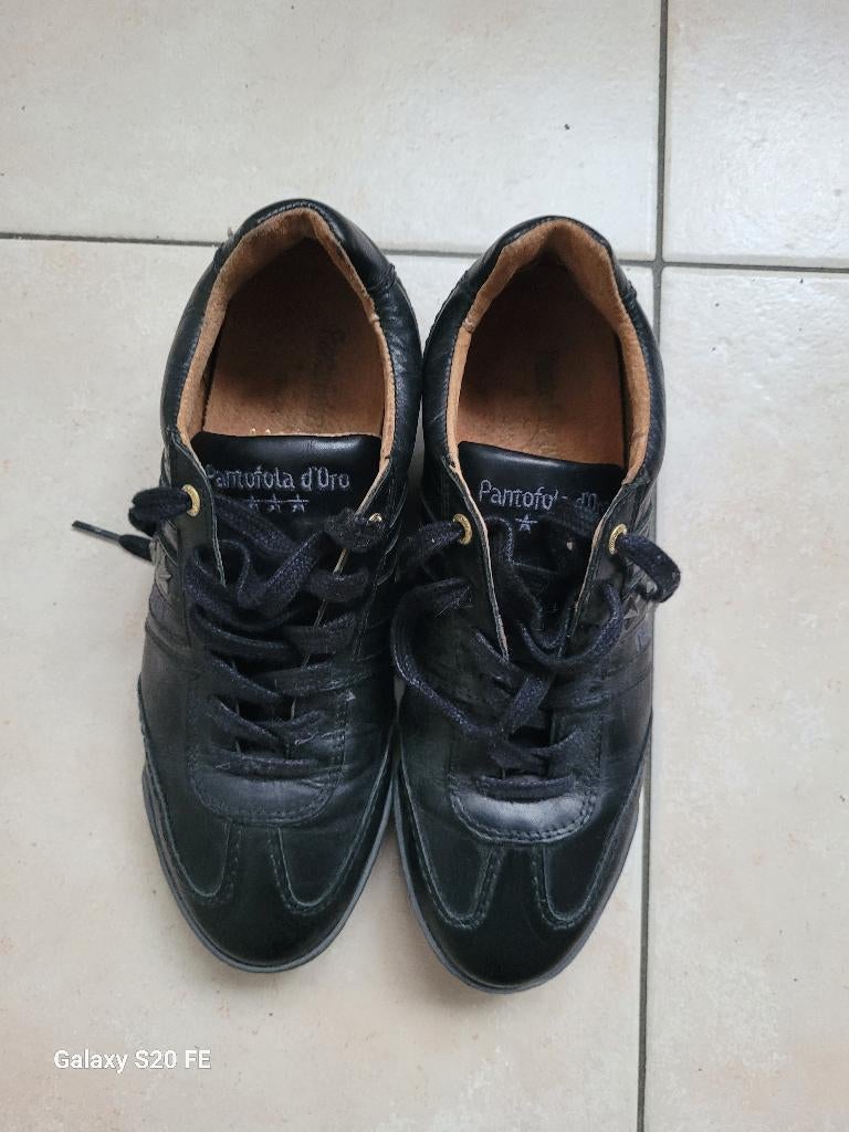 Pantofola d’Oro schoenen van echt leer, Ophalen, Zwart, Pantofola d’Oro, Zo goed als nieuw