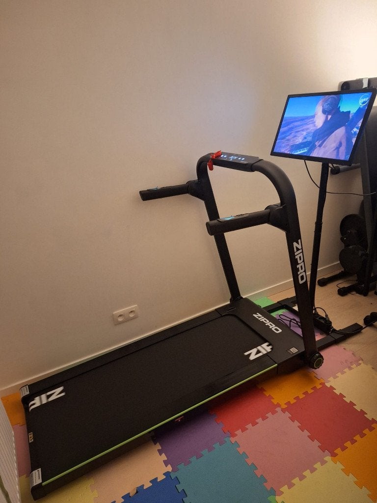 Loopband Zipro Jogger 124 x 44 cm 16 km/u, Sport en Fitness, Ophalen, Kunststof, Zo goed als nieuw, Loopband