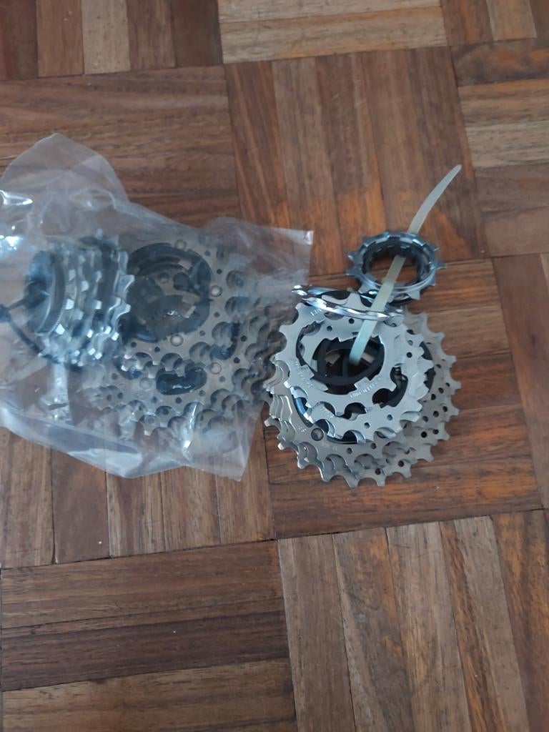 2x Campagagnolo ti super record 11sp  cassete 11x23, Fietsen en Brommers, Ophalen