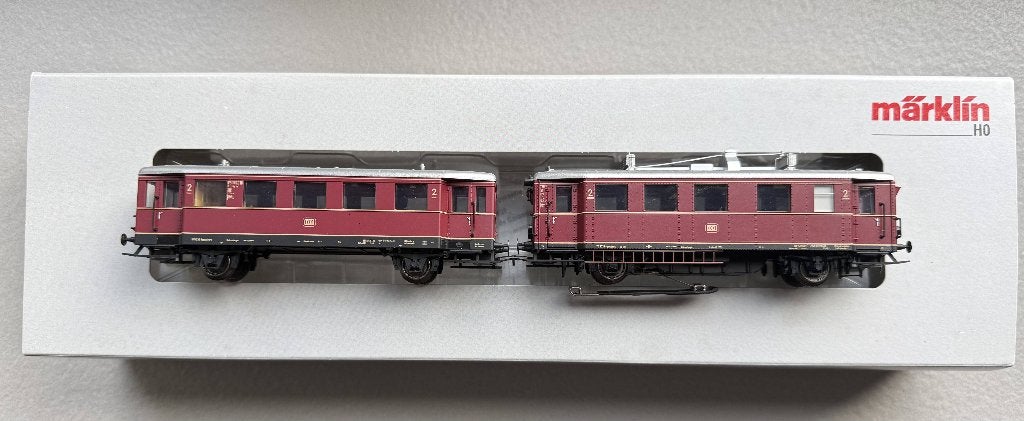 Train diesel Märklin avec remorque 37706., Hobby & Loisirs créatifs, Enlèvement ou Envoi, Courant alternatif, Comme neuf, Set de Trains