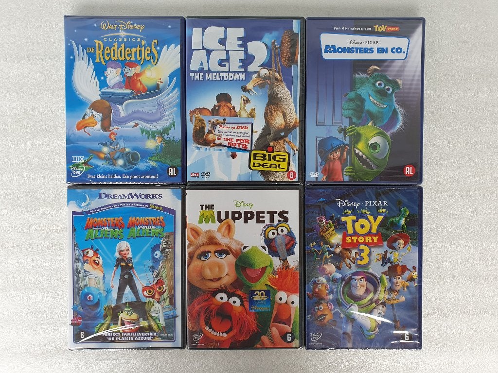 Disney dvd's en animatiefilms (nieuw in verpakking), CD & DVD, DVD | Films d'animation & Dessins animés, Neuf, dans son emballage