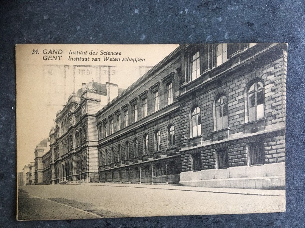 carte postale Gand - institut des sciences, Enlèvement ou Envoi, Flandre Orientale