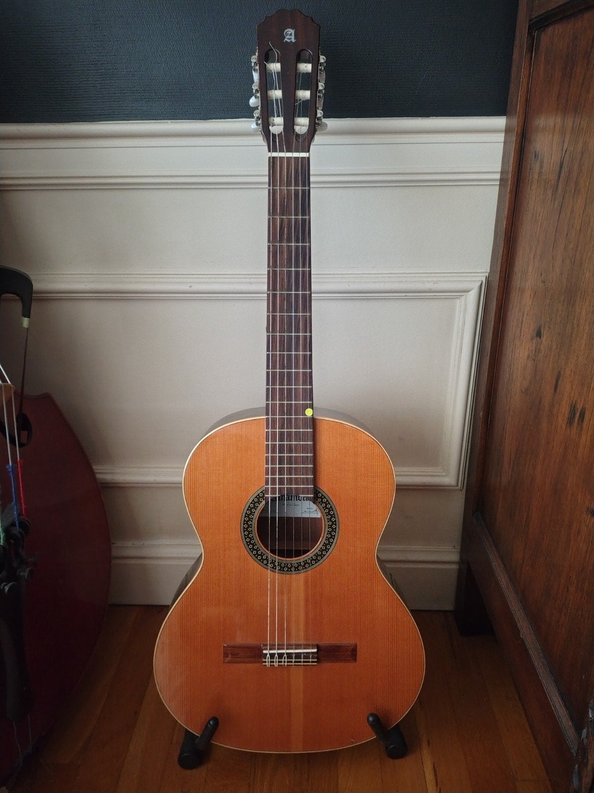gitaar Alhambra, Musique & Instruments, Enlèvement, Comme neuf, Guitare classique ou espagnole, Avec valise