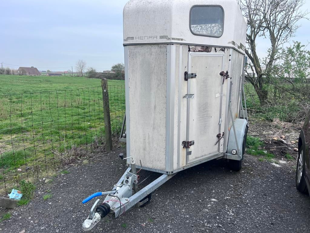 Aanhangwagen Voor Paarden, Animaux & Accessoires, Chevaux & Poneys | Semi-remorques & Remorques, Enlèvement, Utilisé, Remorque 1 cheval