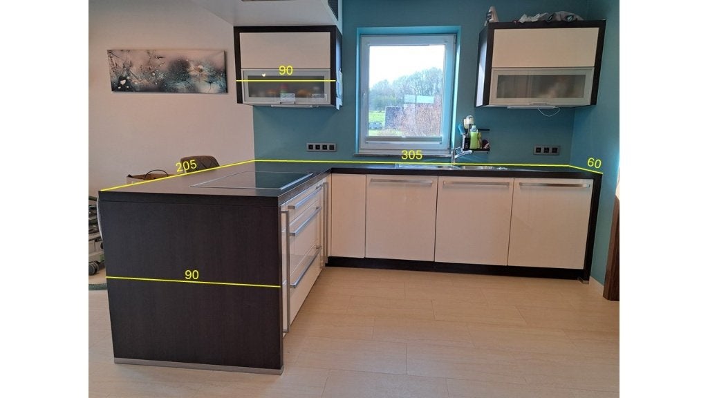 Cuisinee équipée Nolte appareils Neff, Novy, Synthétique, Brillant ou Laqué, Enlèvement, Utilisé