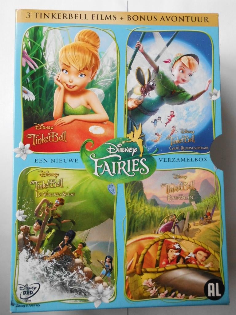 Tinkerbell (3 Tinkerbell Films + Nieuw Bonus Avontuur), Tekenfilm, Boxset, Ophalen of Verzenden, Zo goed als nieuw