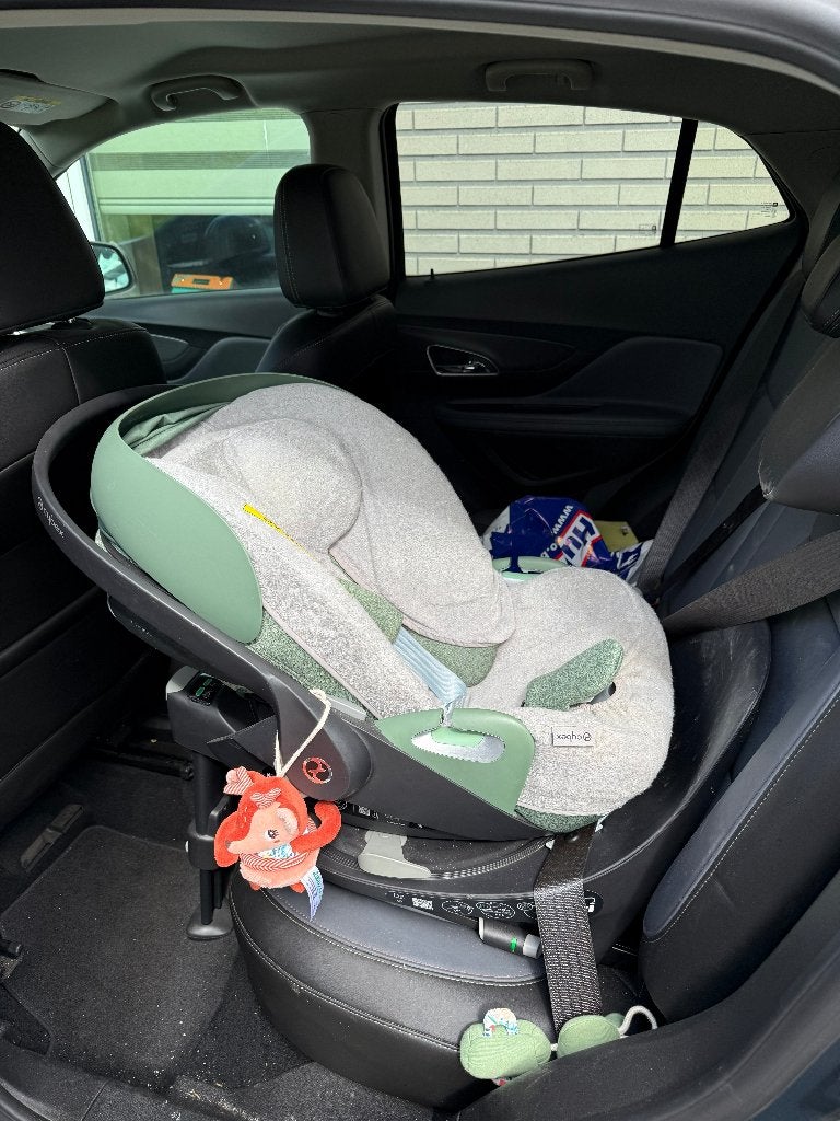 Autostoel + voetbasis | Cybex, Zijbescherming, Ophalen, 0 t/m 10 kg, Overige merken