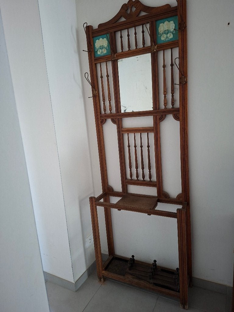 Kapstok, Ophalen, Gebruikt, Hout, Staande kapstok