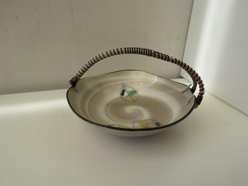 Serveerschaal keramiek met handvat, Ophalen of Verzenden