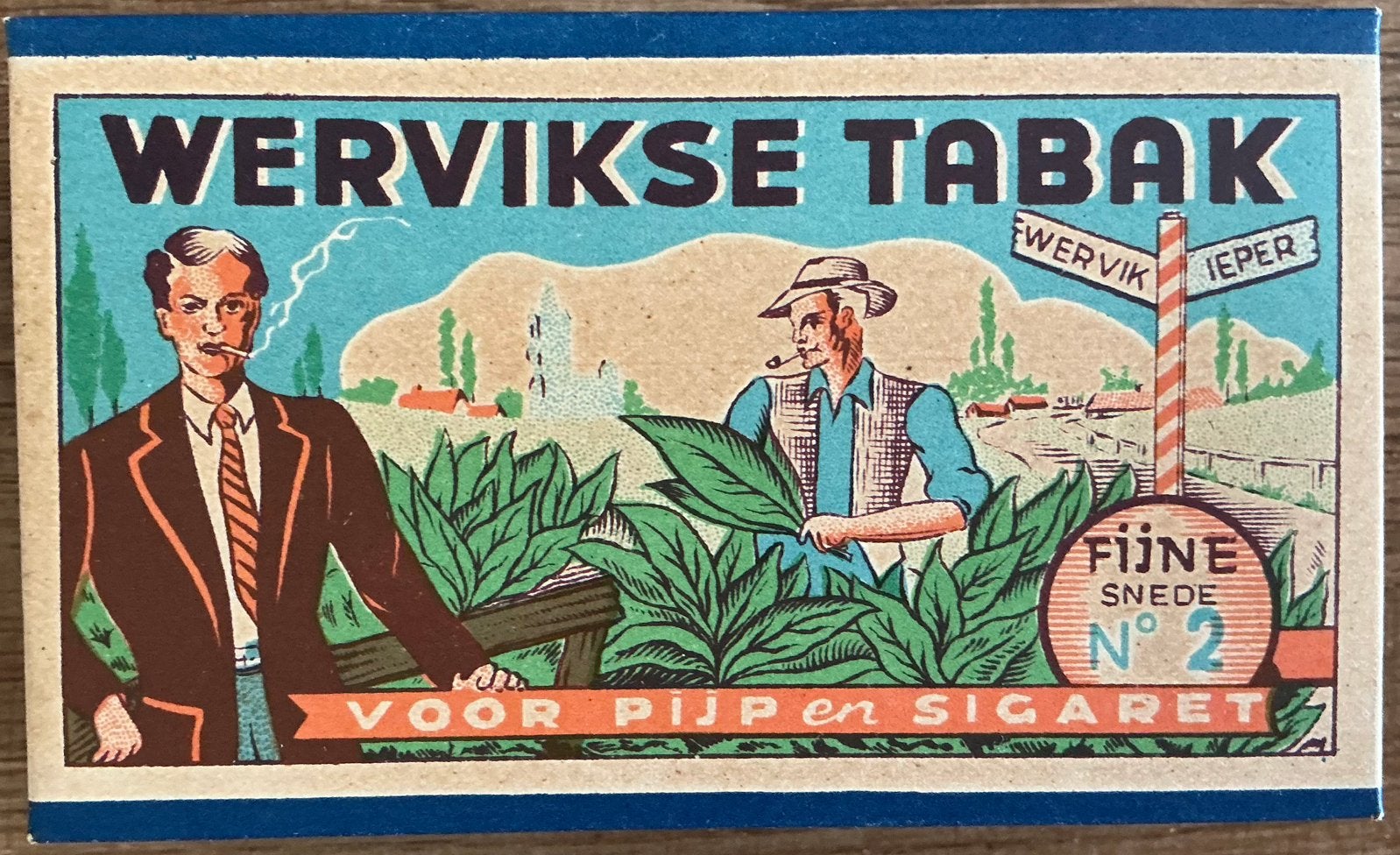 Ancien tabac/machine à covoir/vêtements/emballages WERVIKSE, Enlèvement ou Envoi, Comme neuf, Emballage