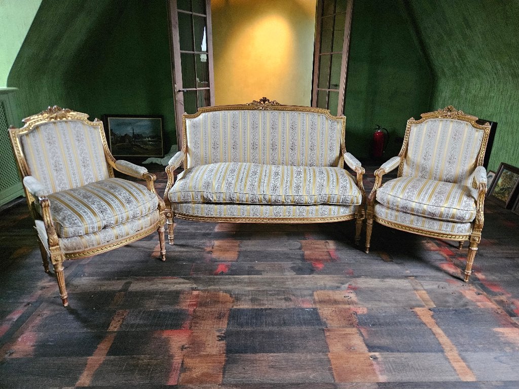 Driedelig salon Louis XVI, Enlèvement