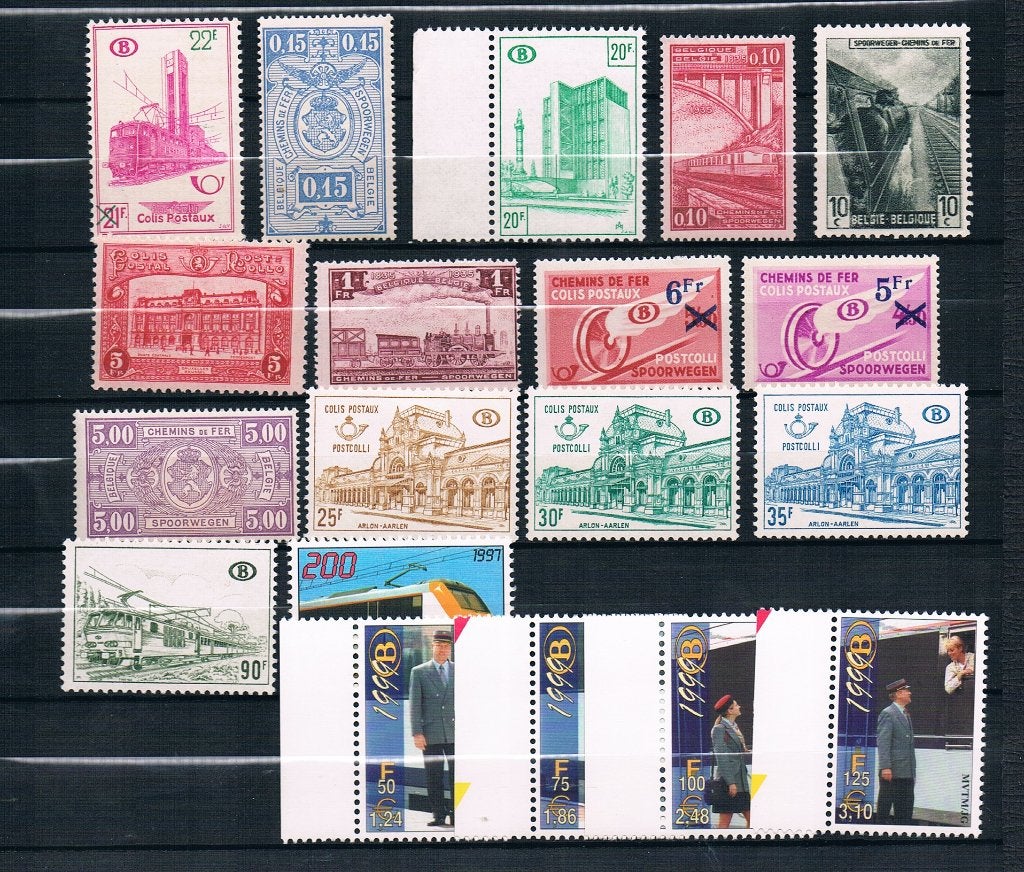 Timbres et vignettes de chemin de fer états neuf, Enlèvement ou Envoi, Non oblitéré, Autre