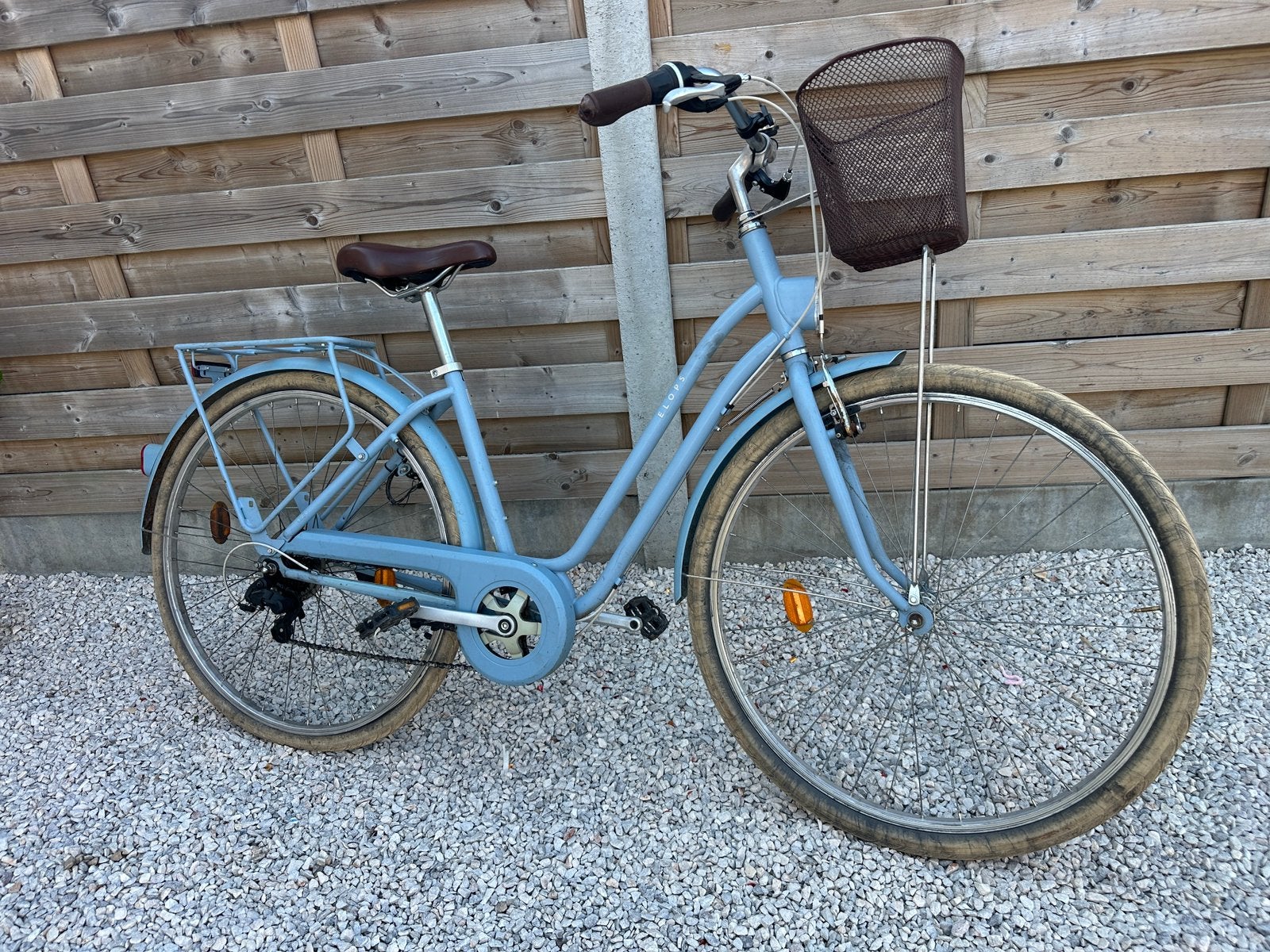 B’Twin Elops damesfiets / stadsfiets – mand – versnellingen, Fietsen en Brommers, Ophalen, Zo goed als nieuw