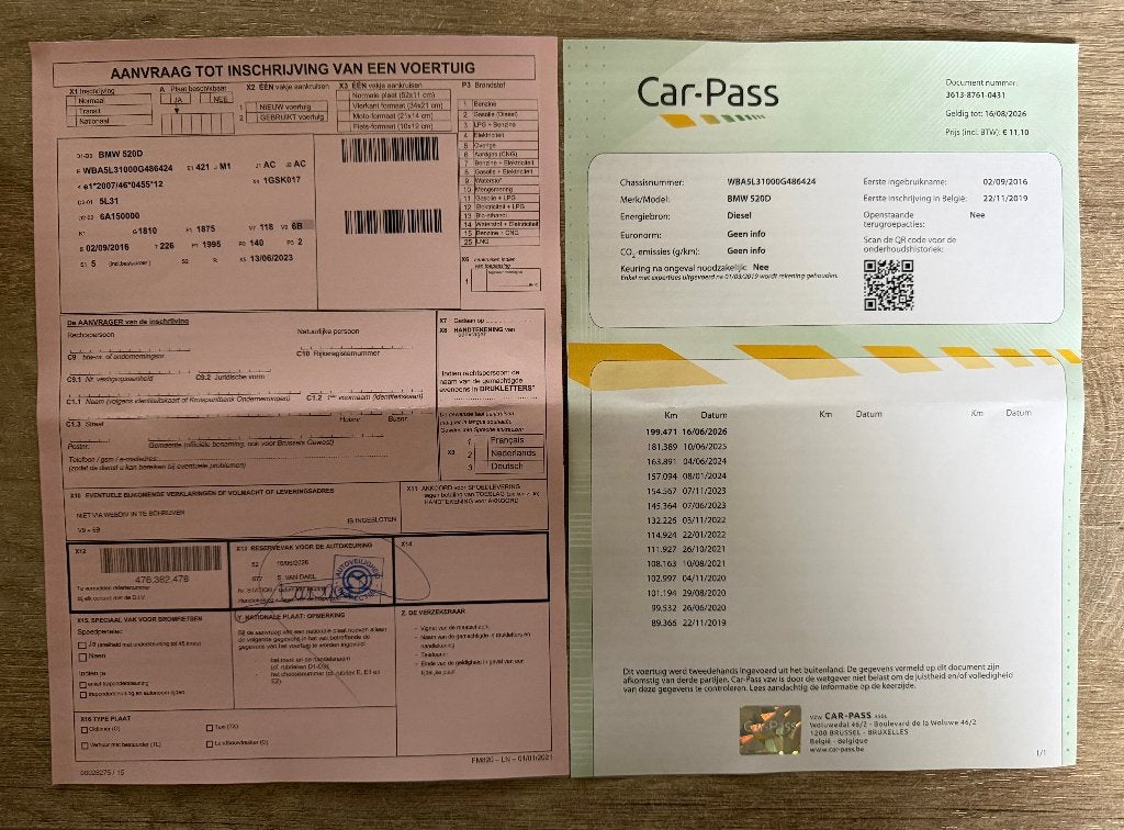 BMW 520D Break Automaat/Euro 6B/Facelift/190pk/GEKEURD, Auto's, Automaat, Euro 6, Bruin, https://public.car-pass.be/vhr/223533fd-7b42-4de3-ab07-19f739b2cd9e