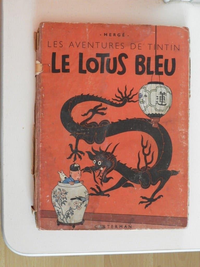 Tintin - Le Lotus Bleu B1 (EO couleur), Une BD, Enlèvement ou Envoi, Utilisé, HERGE