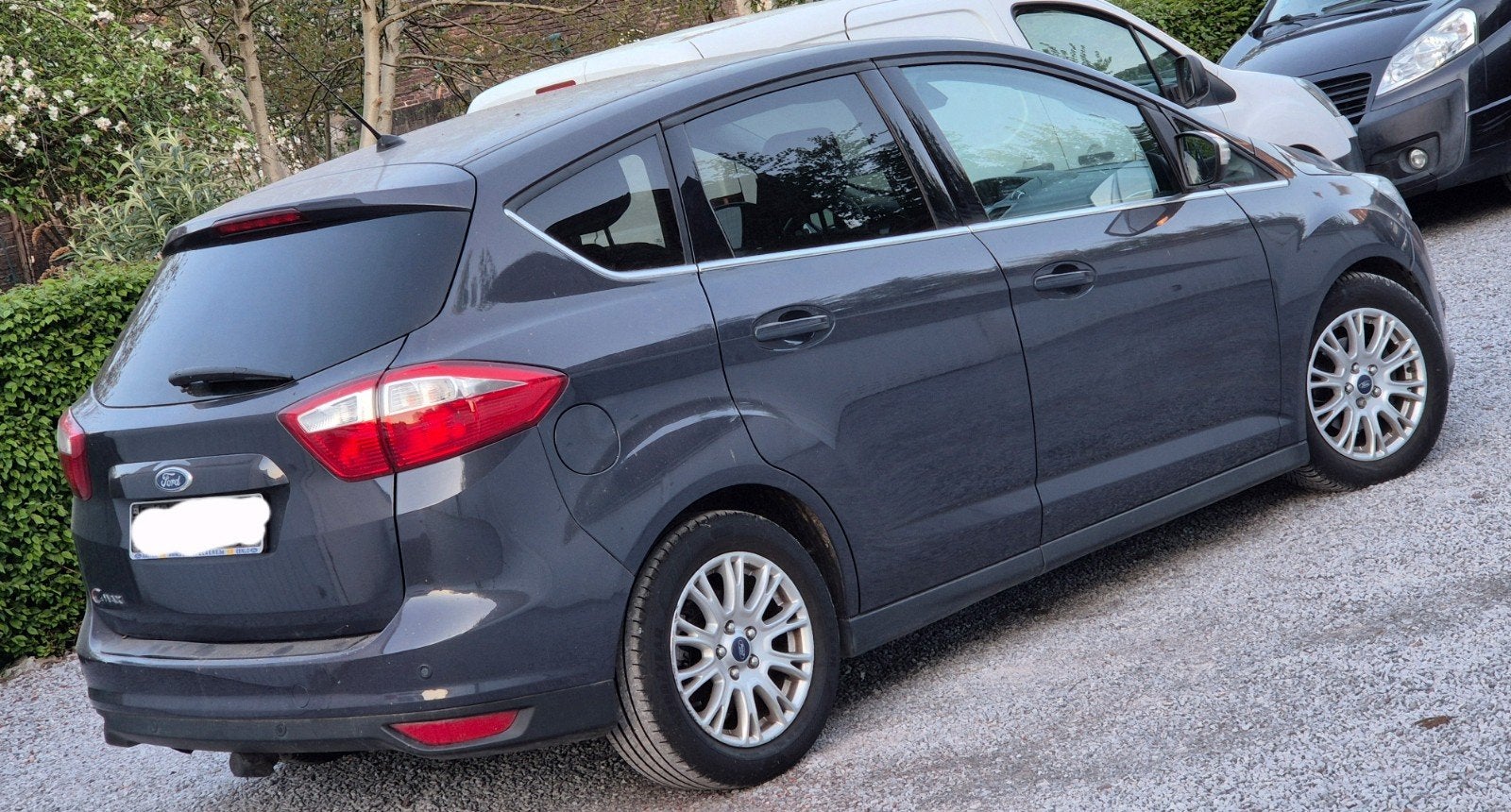 Ford c max 16tdci an2015 cuir clima gps 180mkm ctok 4999€, Auto's, Bluetooth, Euro 5, 1600 cc, Leder
