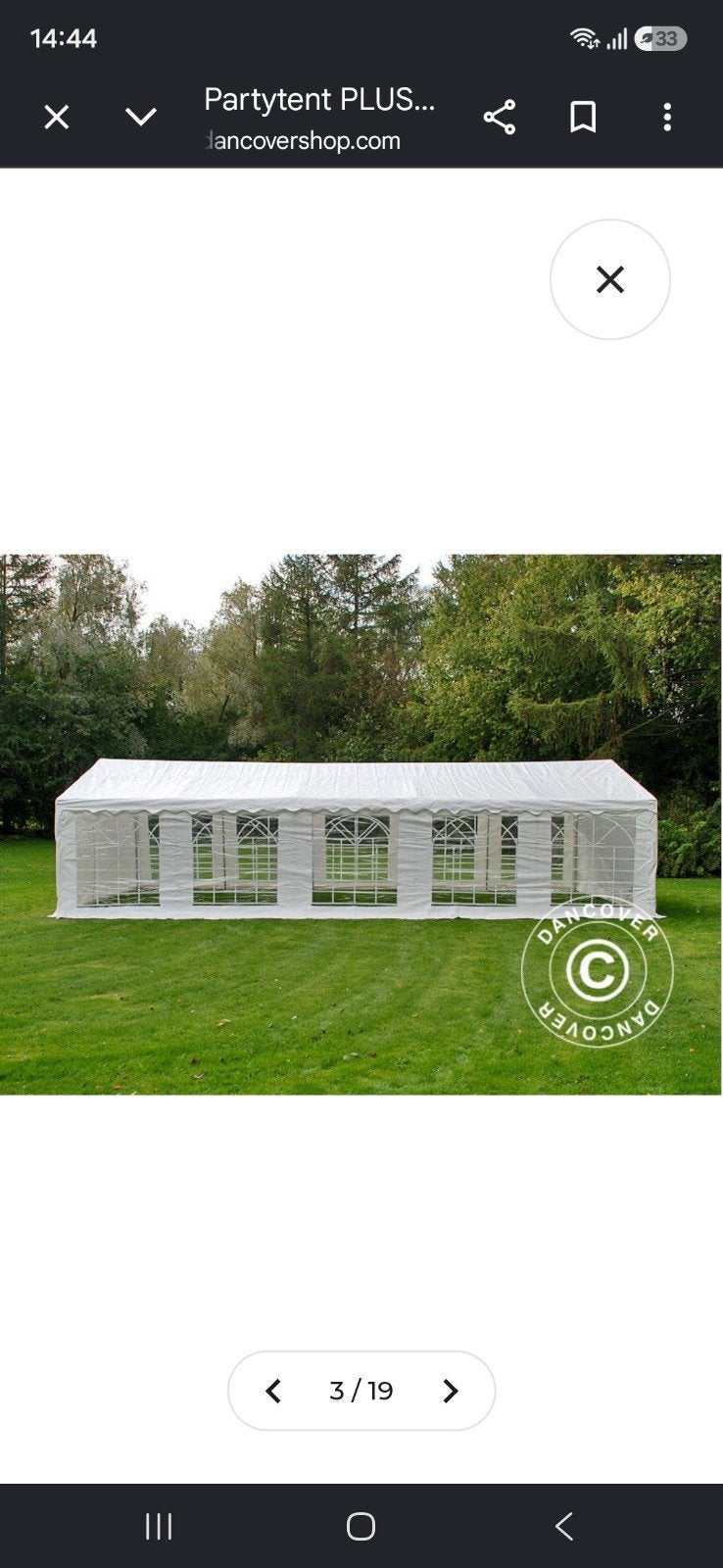 grote party tent 4x10, Jardin & Terrasse, Tonnelles, Enlèvement ou Envoi