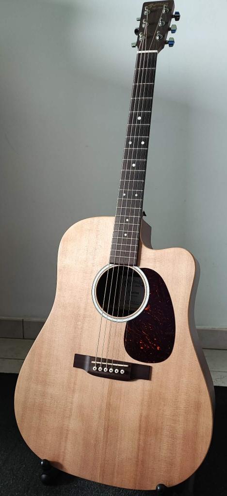 Guitare électrique acoustique Martin DC X2E 01 Mahogany, Enlèvement, Comme neuf, Autres types, Avec valise