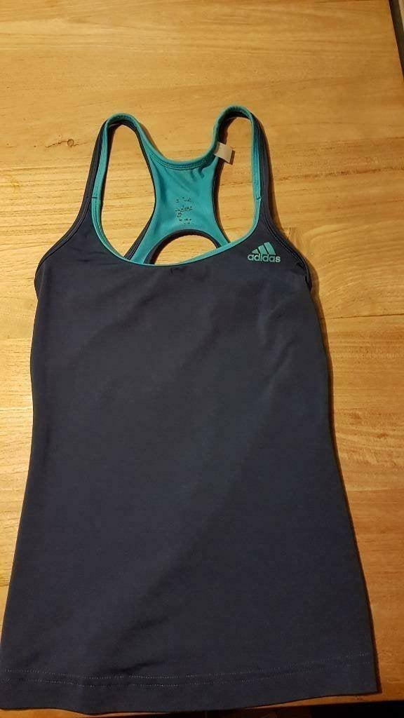 grijs sporttopje Adidas maat Extra Smal - XS, Kleding | Dames, Sportkleding, Adidas, Ophalen of Verzenden, Fitness of Aerobics