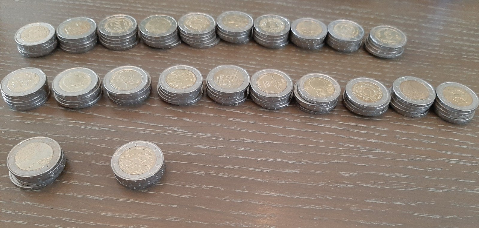 199 muntstukken 2 euro., Ophalen, 2 euro
