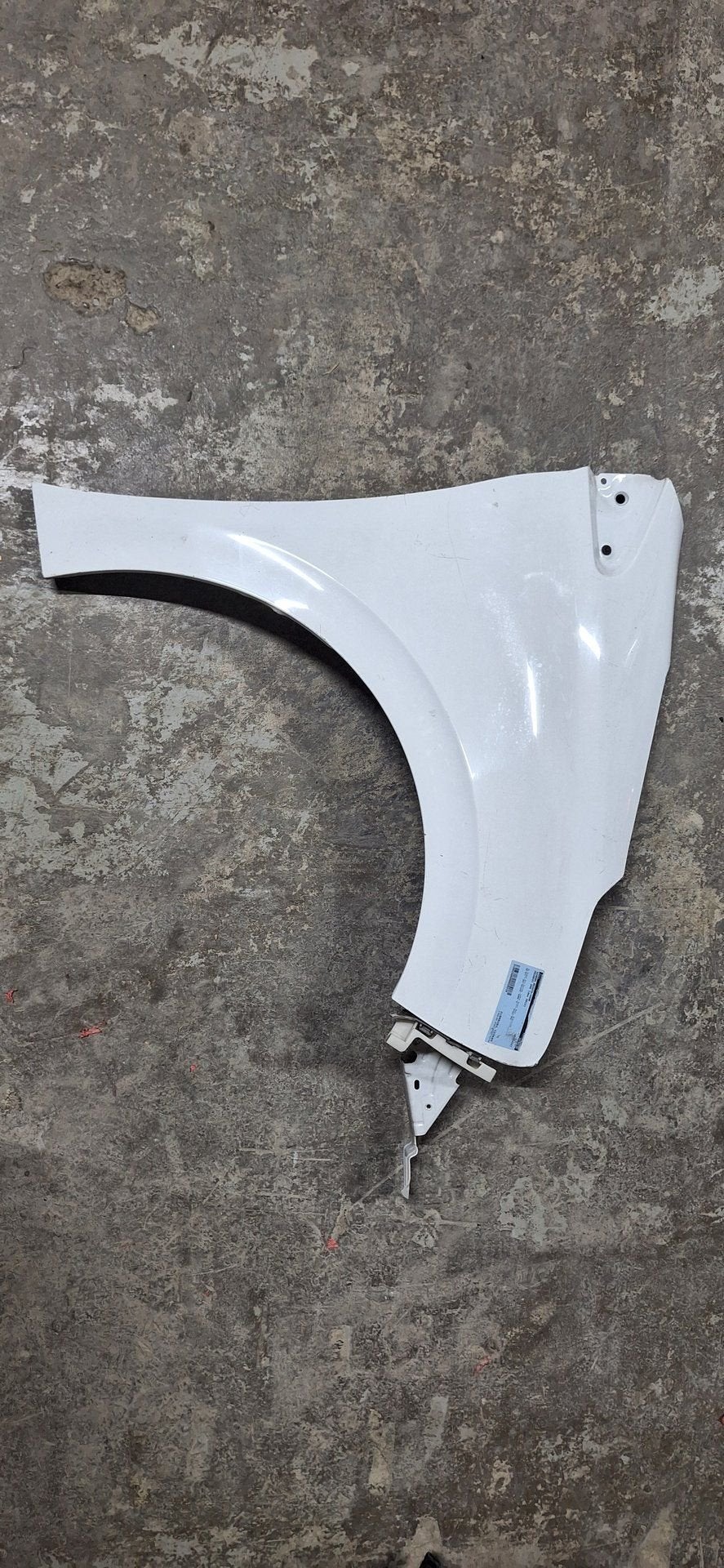 Spatbord Rechts-Voor Peugeot 208 2012-2019 Wit EWPB Scherm, Gebruikt, -, -, Ophalen of Verzenden