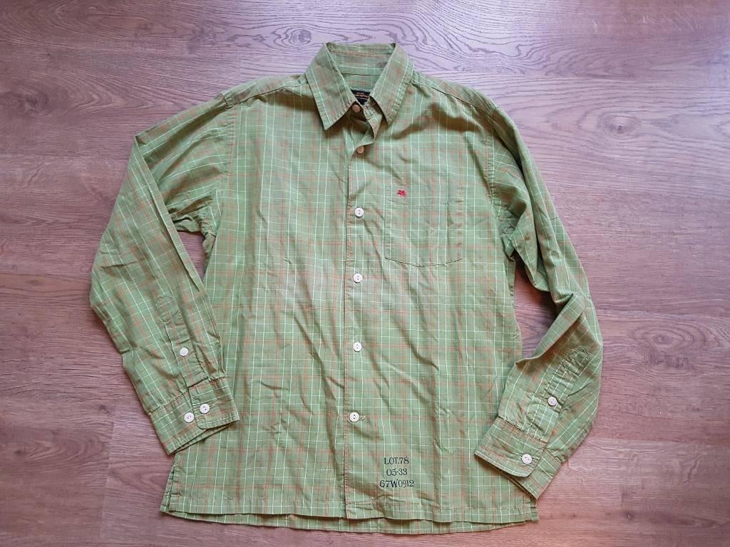 groen hemd America Outfitters AO maat 140, Kinderen en Baby's, Overhemd of Blouse, Ophalen of Verzenden, Zo goed als nieuw, Jongen