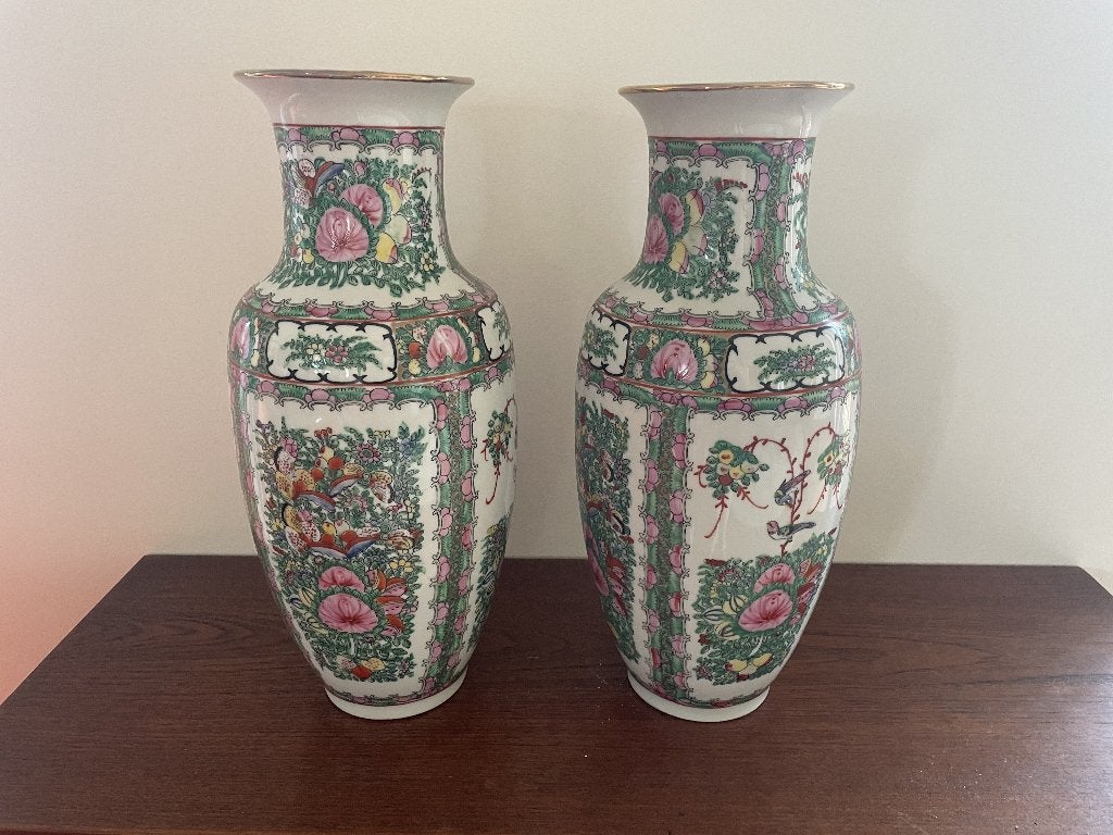 2 vases chinois, Maison & Meubles, Enlèvement, Comme neuf