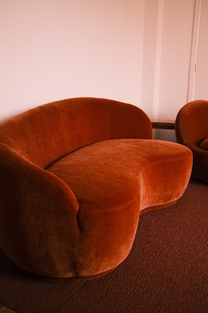 Zetel Rose - Sofa Company - Moss Rust - 2,5-Zit, Ophalen, 150 tot 200 cm, Tweepersoons, 75 tot 100 cm