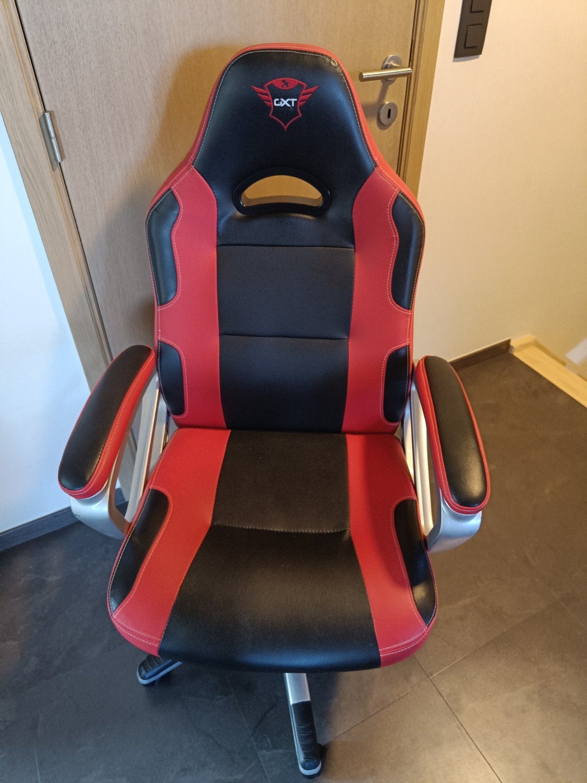 Chaise de gaming/chaise de bureau GXT, Rouge, Comme neuf, Chaise de bureau de gaming, Enlèvement