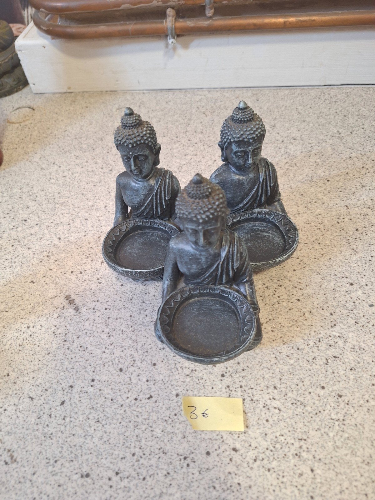 Boeddha beeldjes voor binnen, Ophalen