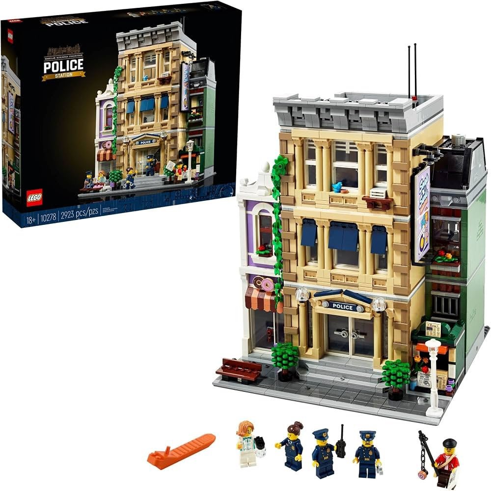 Lego Politie station 10278, Kinderen en Baby's, Ophalen, Zo goed als nieuw, Compleet, Lego