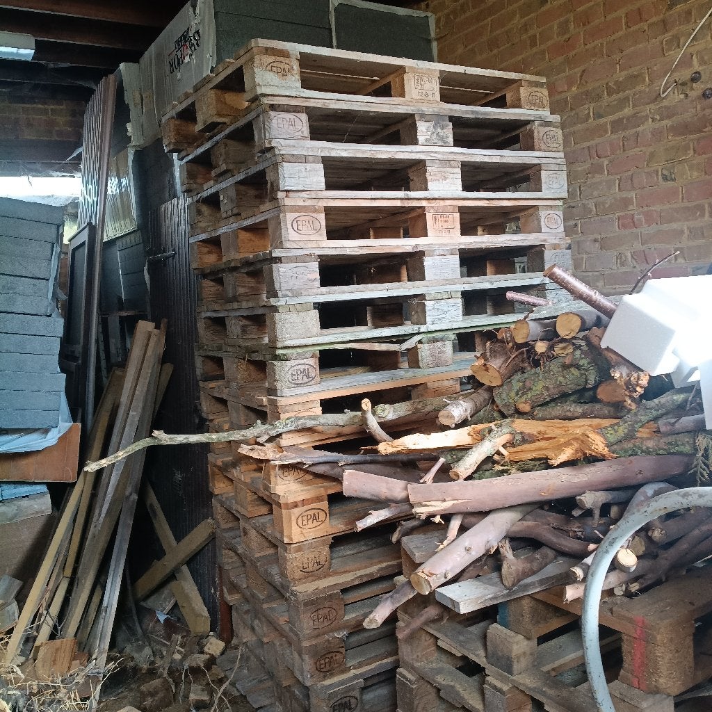 Europaletten, Bricolage & Construction, Moins de 200 cm, Autres essences de bois, Utilisé, Imprégné
