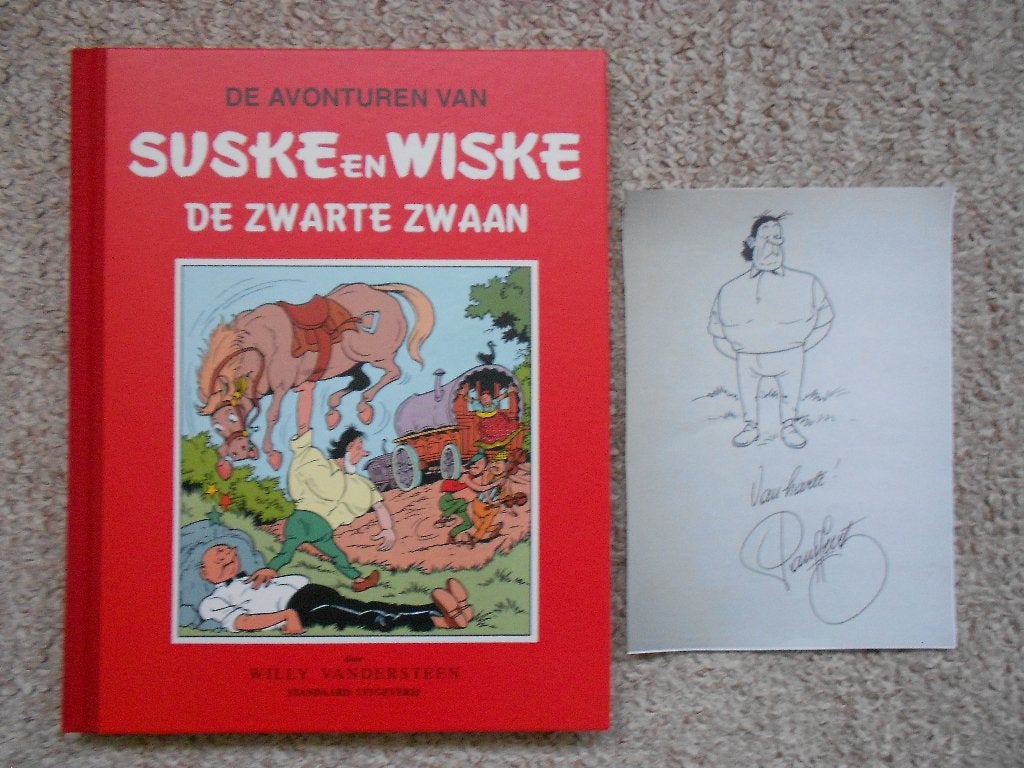 Suske en Wiske 38 -De Zwarte Zwaan -Klassiek+tek Paul Geerts, Boeken, Stripverhalen, Willy Vandersteen, Eén stripboek, Nieuw, Ophalen of Verzenden