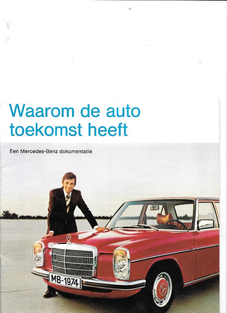 MERCEDES folders 1972/1974, Livres, Autos | Brochures & Magazines, Enlèvement ou Envoi, Comme neuf, Mercedes