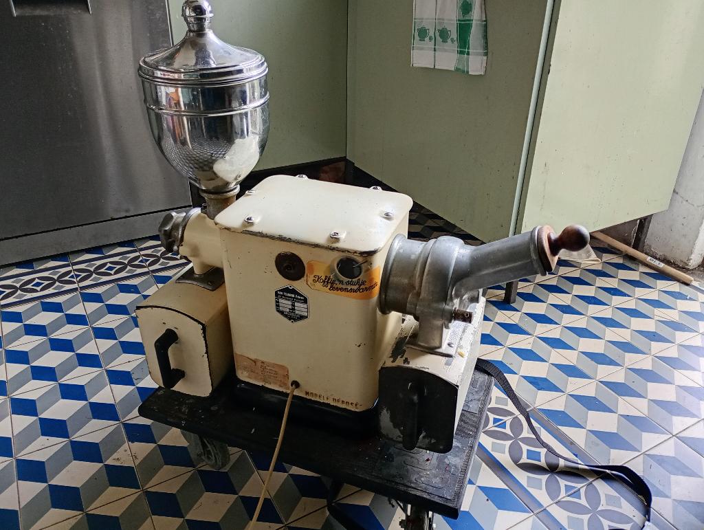 Vintage machine de magasin mixte café et fromage, Enlèvement