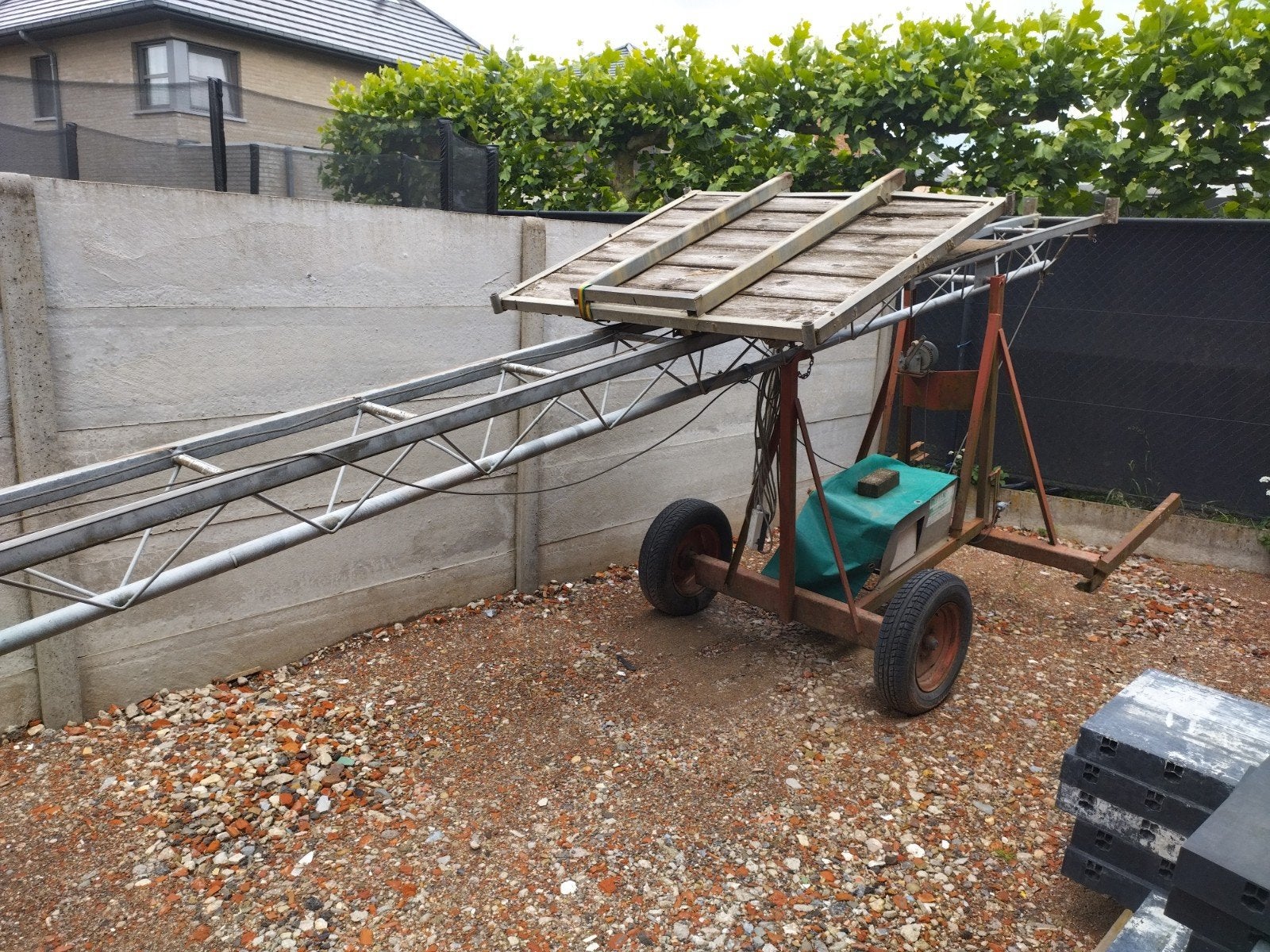 bouwlift, Bricolage & Construction, Monte-charges, Enlèvement, Utilisé, Ascenseur de chantier