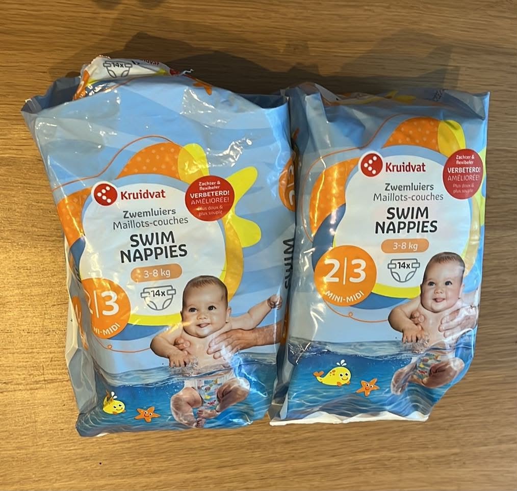 24 Kruidvat zwemluiers 3-8 kg, Enfants & Bébés, Enlèvement ou Envoi, Neuf, Couche de bain
